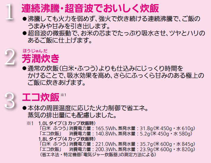 三菱電機 IHジャー炊飯器（5.5合炊き） 備長炭 炭炊釜 NJ-VE109-W